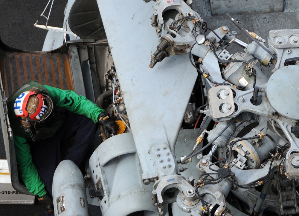 USS Dwight D. Eisenhower On Deployment