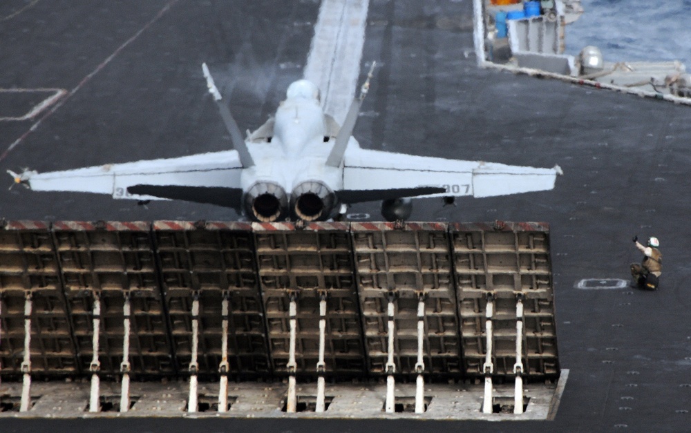 USS Dwight D. Eisenhower On Deployment