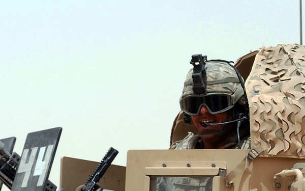 Tennessee Guardsmen patrol the perimeter