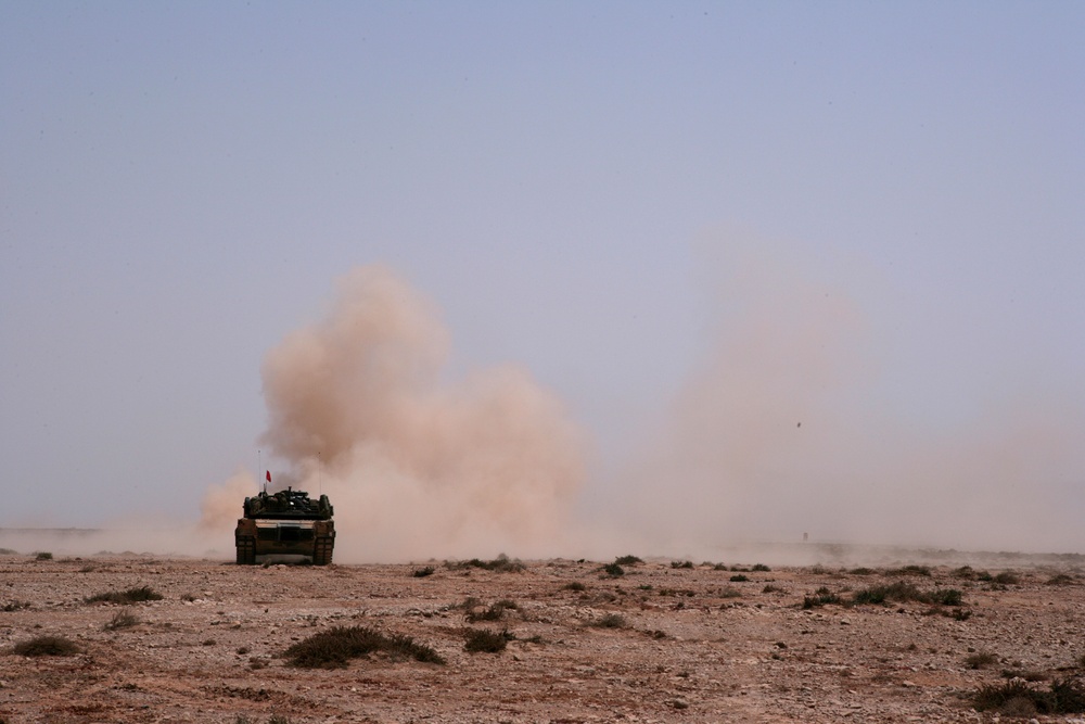 Tankers train tenaciously in Moroccan desert during AFRICAN LION 2010 combined exercise