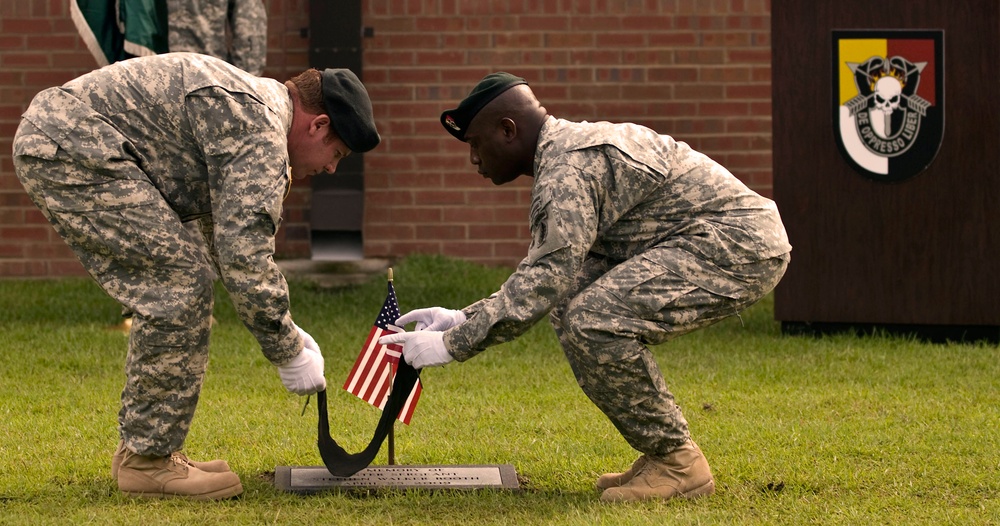 Warrior's Memory Lives On: Stone Dedicated in His Honor