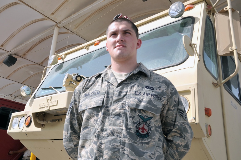 Joint Base Andrews Firefighter, Eaton Rapids Native, Works As Emergency Responder in Southwest Asia