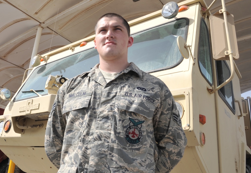 Joint Base Andrews Firefighter, Eaton Rapids Native, Works As Emergency Responder in Southwest Asia