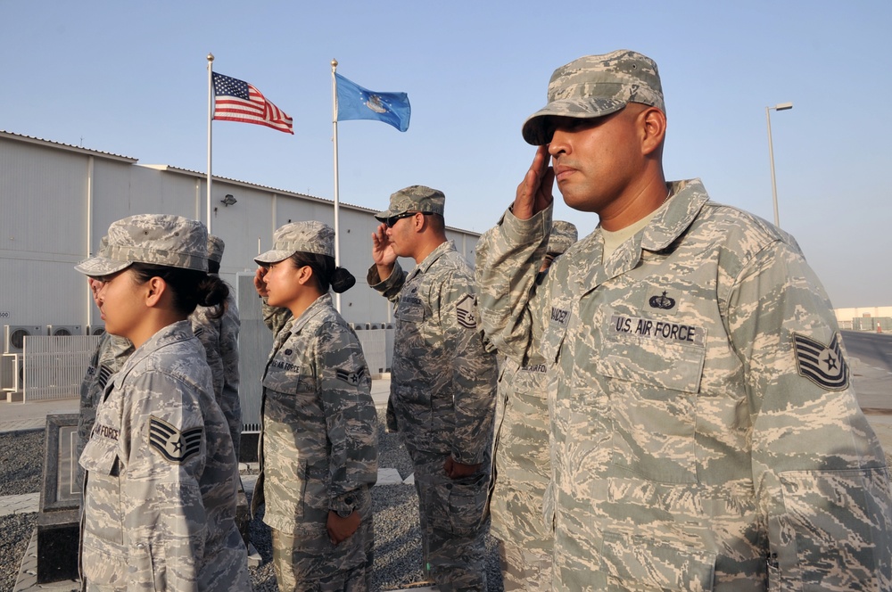 Patriotism Runs True at 380th Air Expeditionary Wing in Southwest Asia