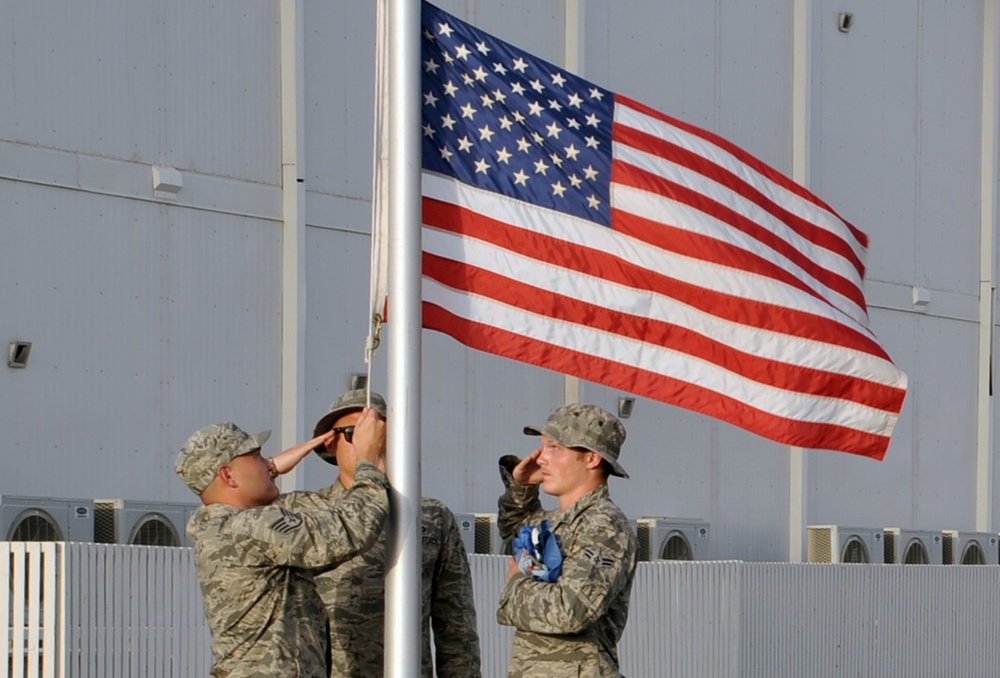 Patriotism Runs True at 380th Air Expeditionary Wing in Southwest Asia