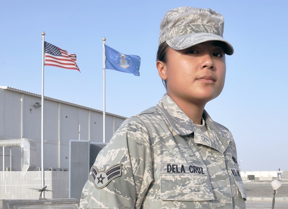 Air National Guard Airman, Deployed From Guam, Provides Force Support for Southwest Asia Outpost