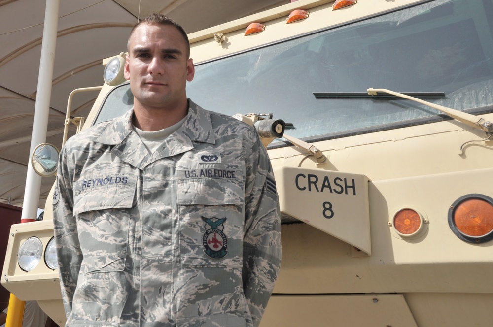 Joint Base Charleston Senior Airman, Schertz Native, Deployed to Southwest Asia to Support Fire Protection Ops