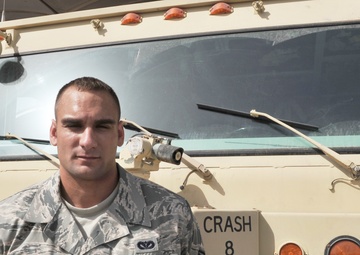 Joint Base Charleston senior airman, Schertz native, deployed to Southwest Asia to support fire protection ops