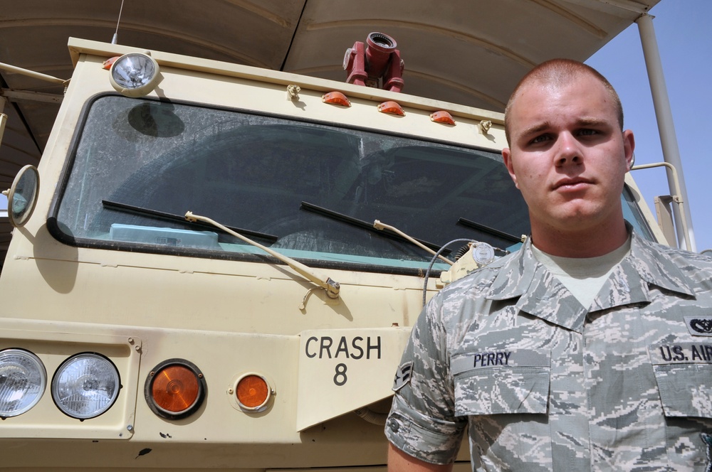 McChord Firefighter, Shawnee Native, Supports Deployed Fire Protection Ops in Southwest Asia