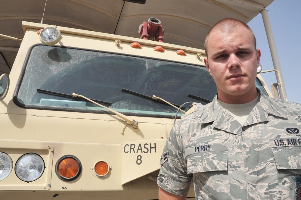 McChord Firefighter, Shawnee Native, Supports Deployed Fire Protection Ops in Southwest Asia