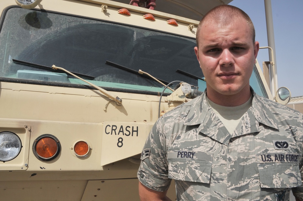 McChord Firefighter, Shawnee Native, Supports Deployed Fire Protection Ops in Southwest Asia