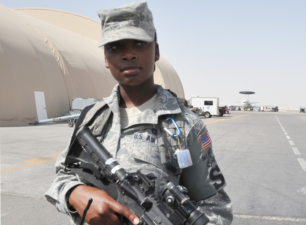 Seymour-Johnson Airman First Class, Fort Pierce Native, Supports Security Forces Operations for Southwest Asia Wing