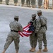 Medical Group Airmen Lead Deployed Retreat Ceremony