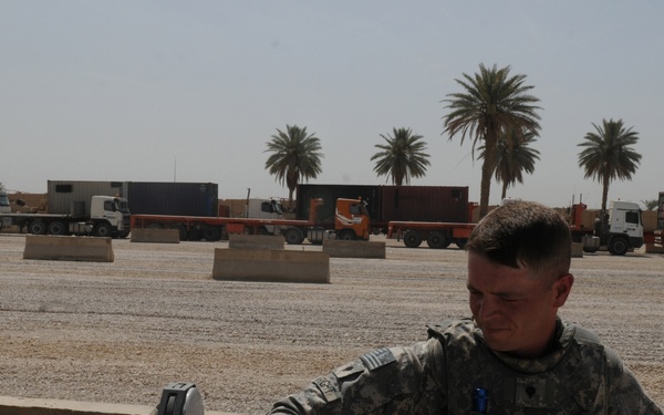 Mechanics escort VIPs base to base