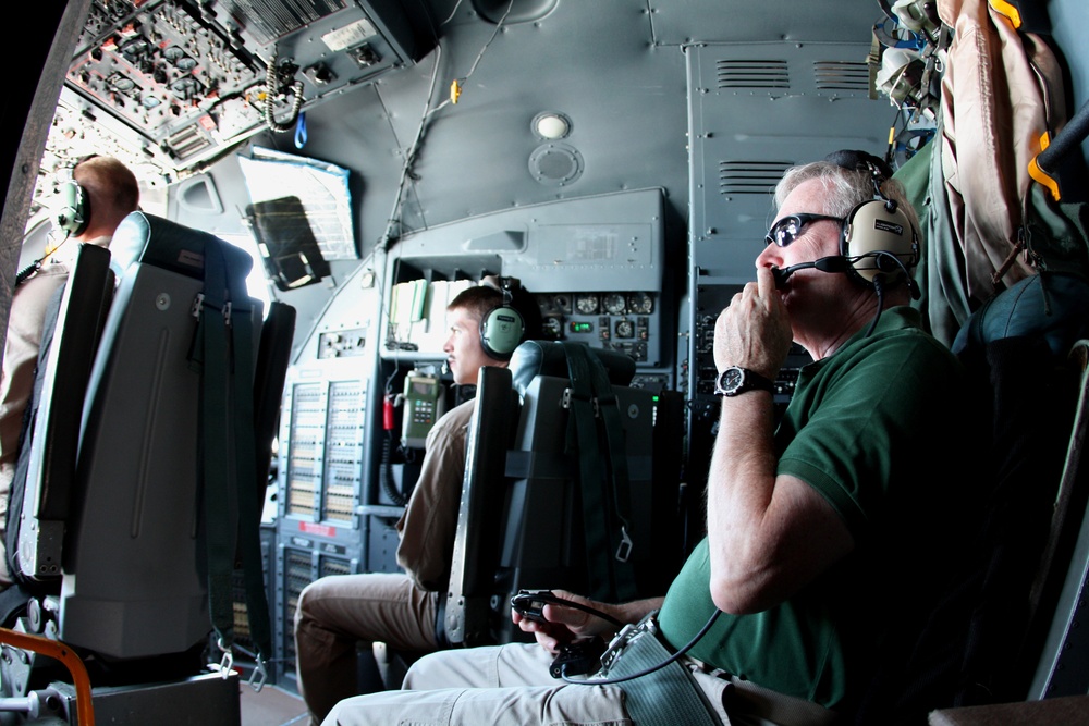 U.S. Secretary of Navy Visits Service Members at African Lion