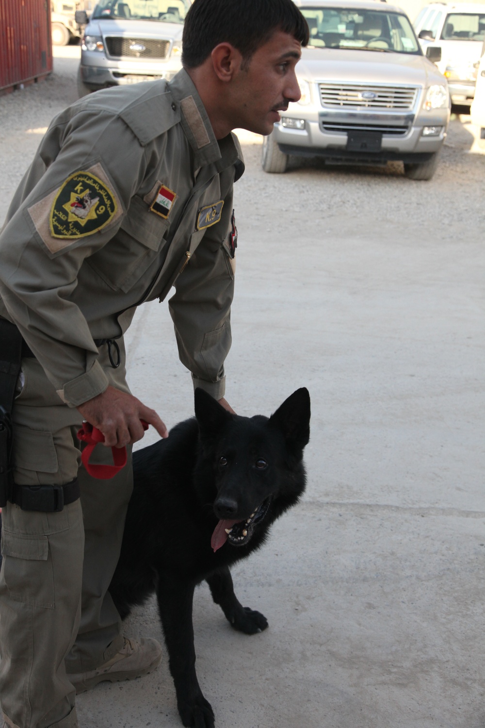 Iraqi Police K-9 training