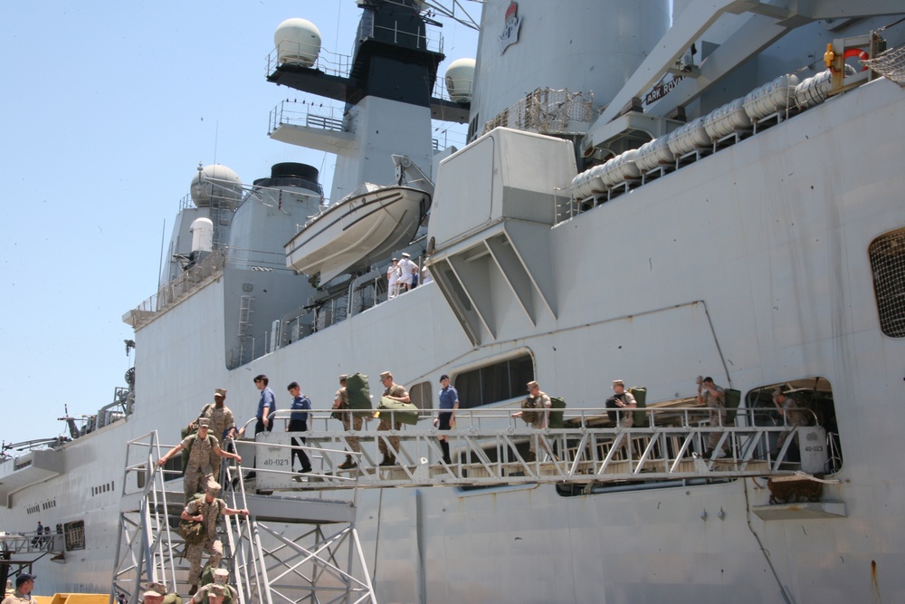 Marines, British Sailors Conclude Capella Strike
