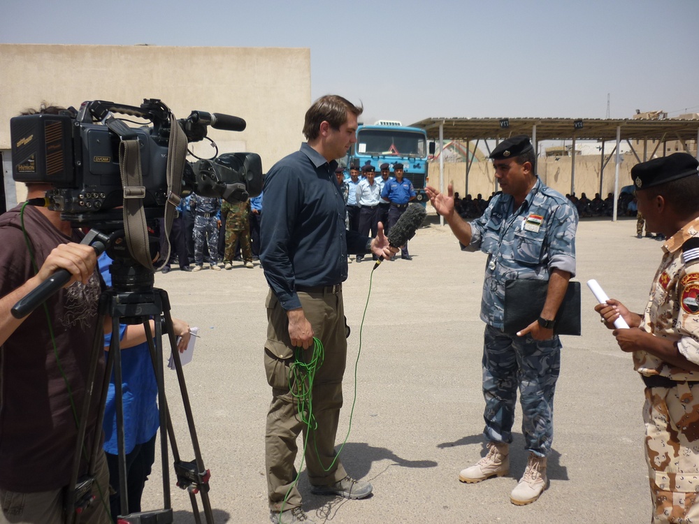 CNN visits police training center, gains perspective