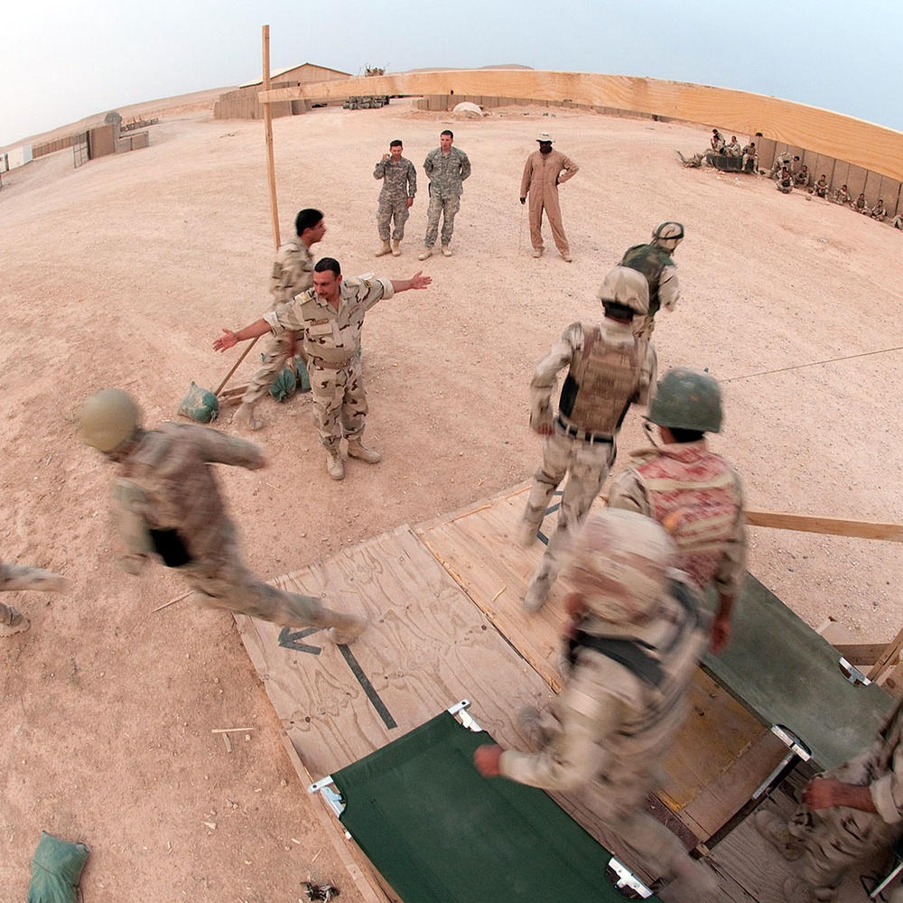 Advise, assist paratroopers learn as much as Iraqis during air assault training