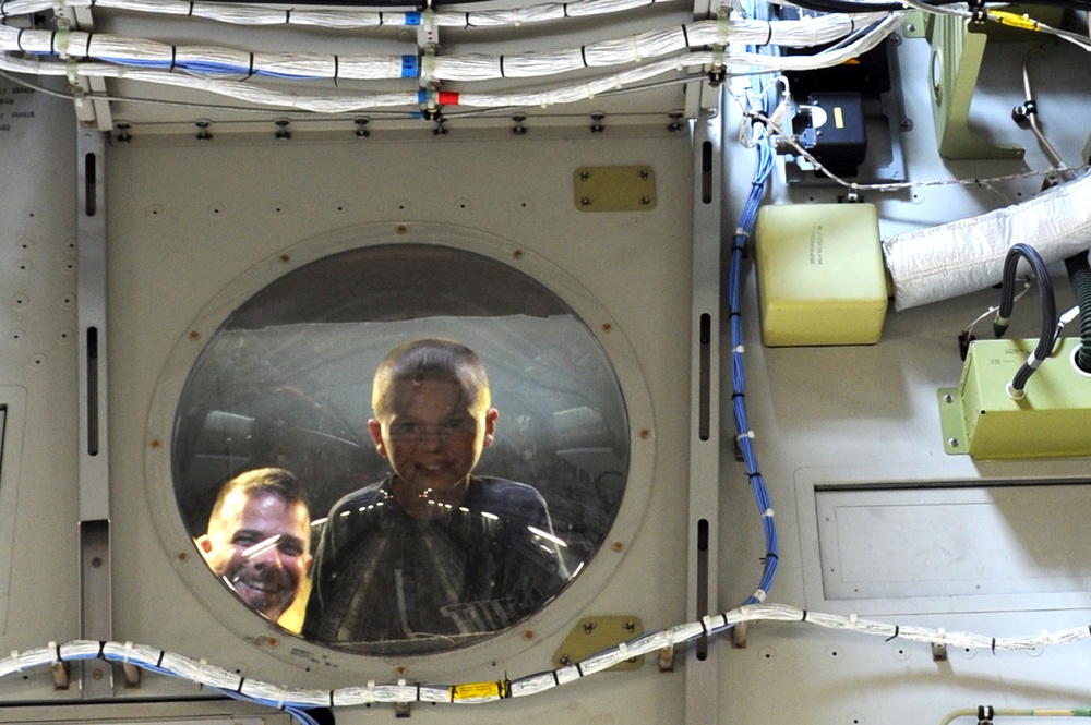 Students, Airmen share day to remember