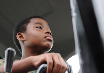 Students, Airmen share day to remember