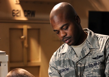 Students, Airmen share day to remember