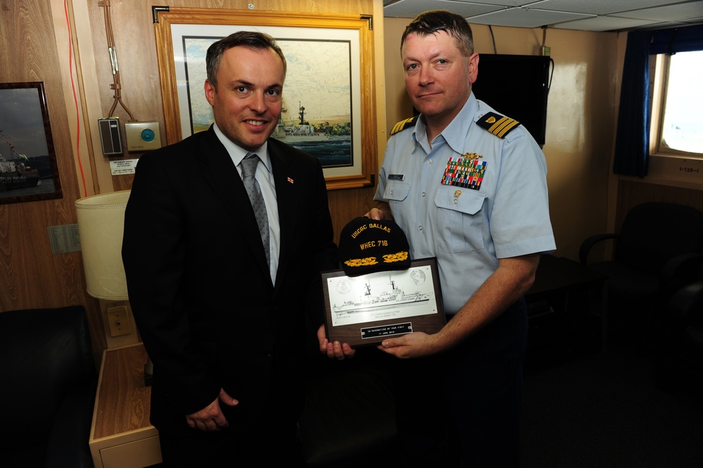 Coast Guard Cutter Dallas Visited by Republic of Georgia's Ambassador to the United States