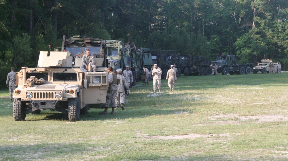 MLG convoy training helps roadside danger go up in smoke