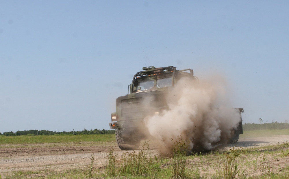 MLG convoy training helps roadside danger go up in smoke