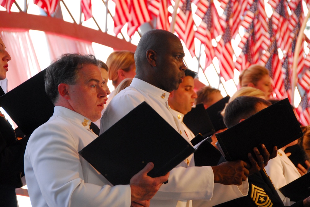 Sea Chanters with the NSO on the West Steps of the U.S. Capitol