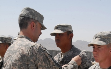 Soldiers receive recognition for work in Afghanistan