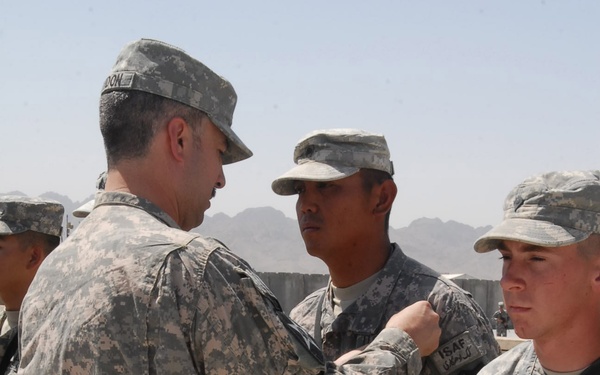 Soldiers Receive Recognition for Work in Afghanistan