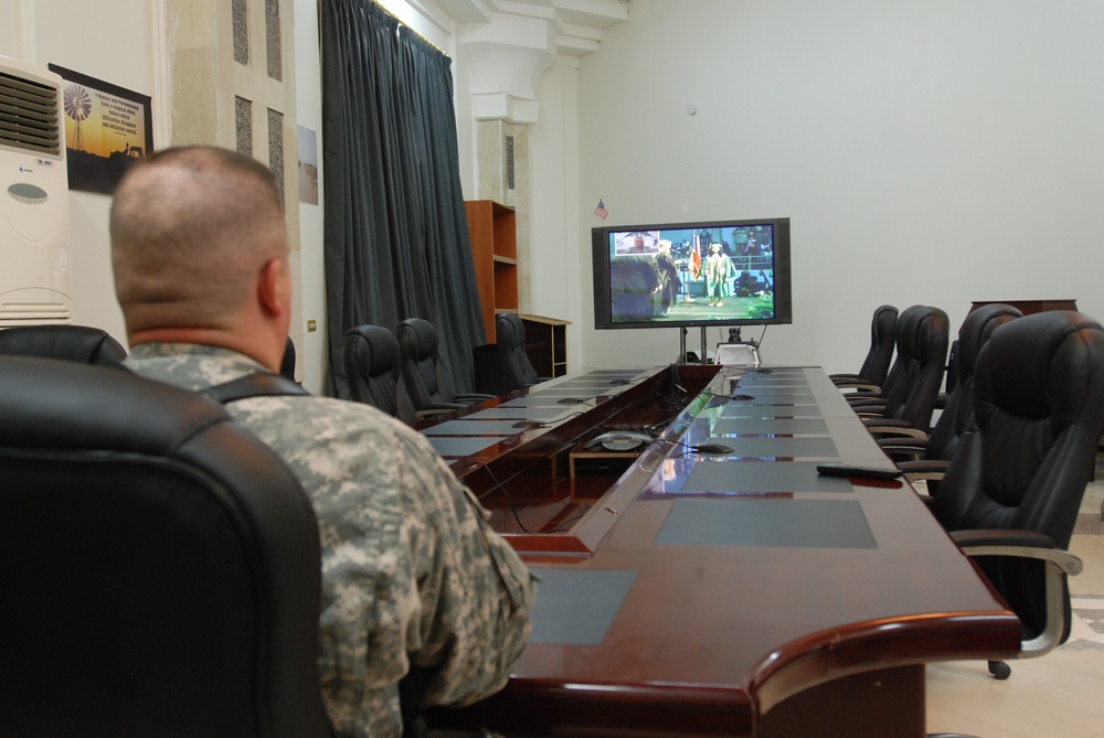 Soldiers Watch High School Graduation With Video Teleconference