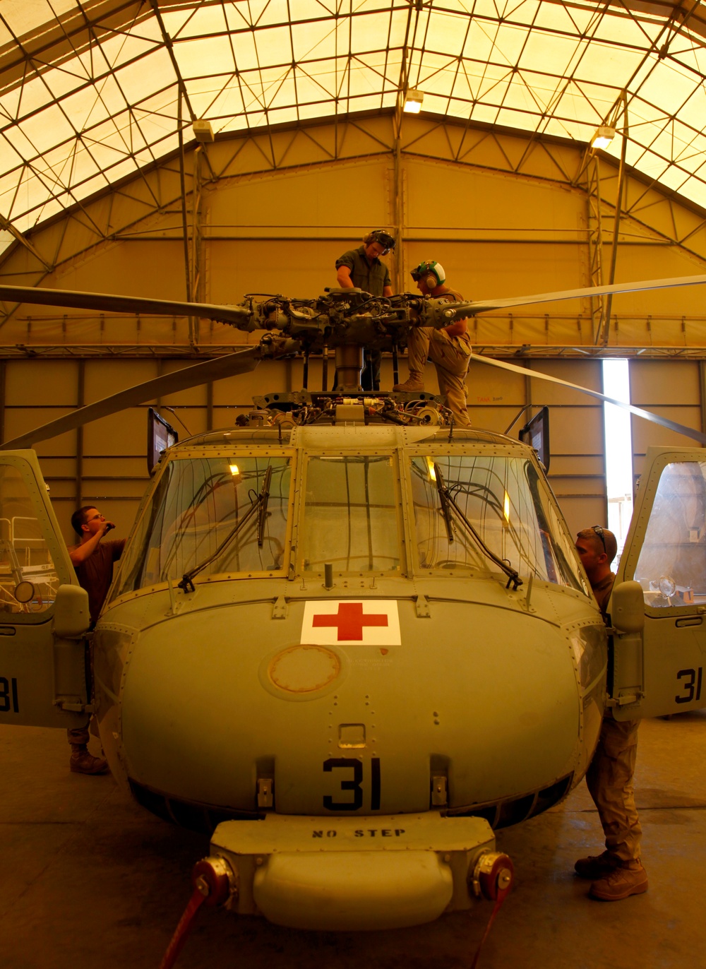 Seahawk Helicopter in Basra