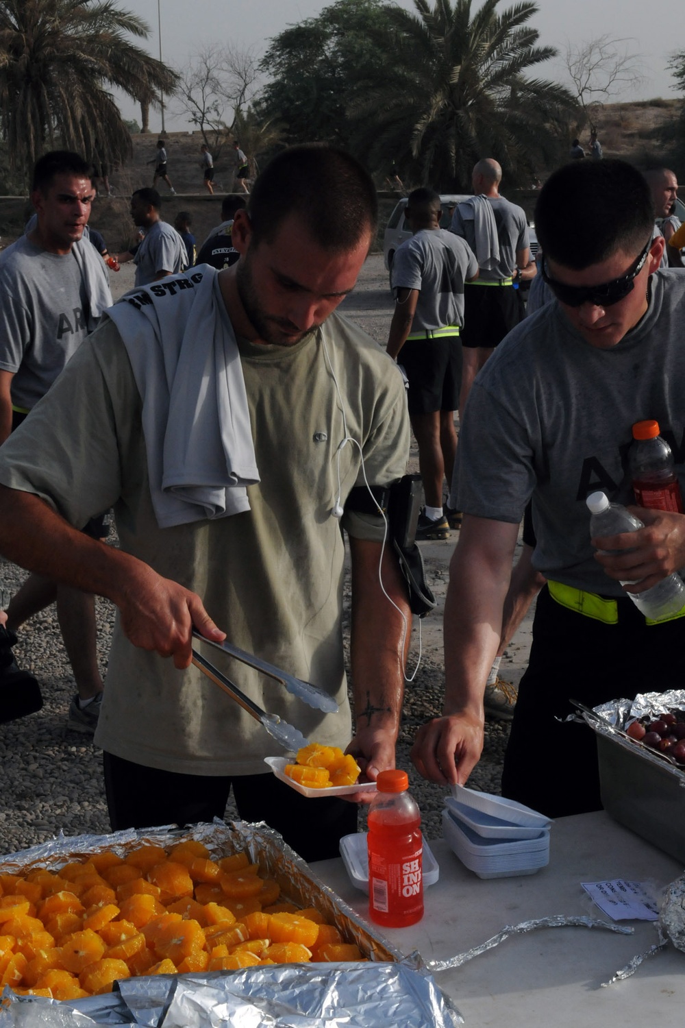 Service members celebrate 235th Army birthday with...a run: 7k run, walk commemorates Army birthday