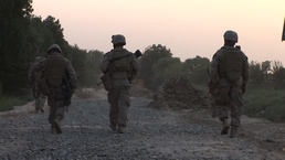 Marine engineers improve roads in Marjah