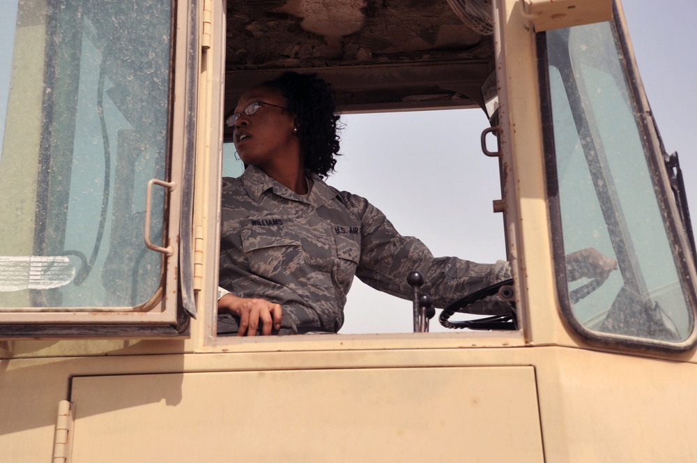 North Carolina Native, Deployed From Joint Base Andrews, Supports Deployed Air Transportation Operations in Southwest Asia