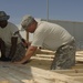 Navy Seabee Builds Quarterdeck