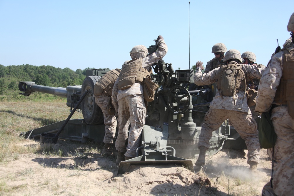 Artillery Direct-Fire Exercise at Realistic Urban Training