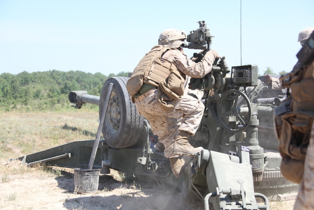 Artillery Direct-Fire Exercise at Realistic Urban Training