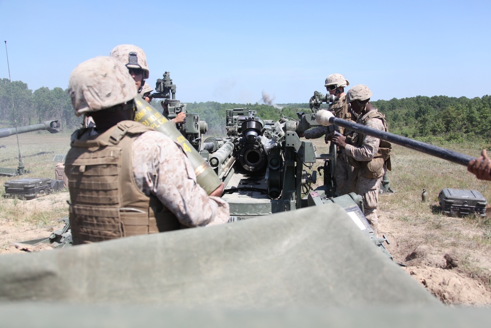 Artillery Direct-Fire Exercise at Realistic Urban Training