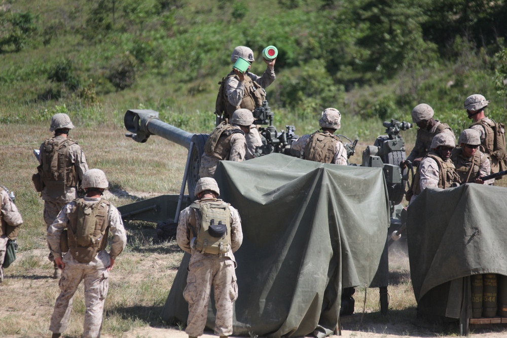 Artillery Direct-Fire Exercise at Realistic Urban Training