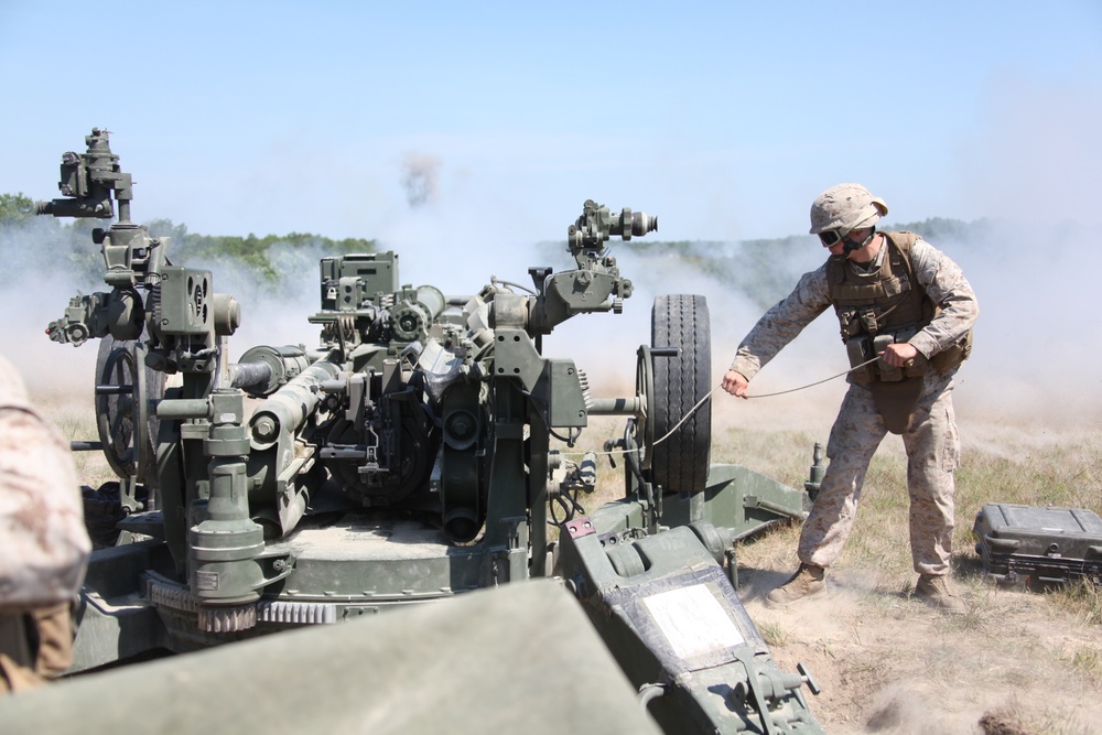 Artillery Direct-Fire Exercise at Realistic Urban Training