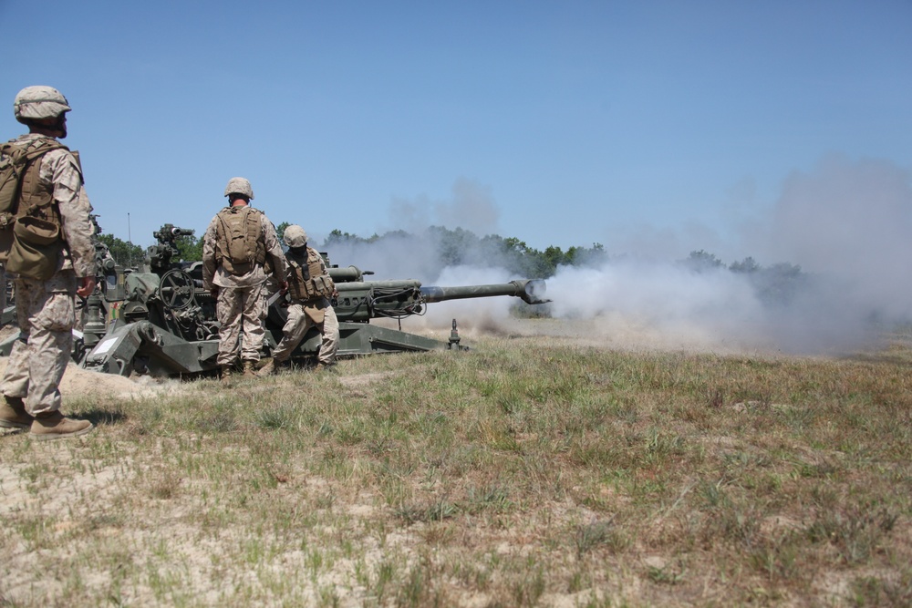 Artillery Direct-Fire Exercise at Realistic Urban Training