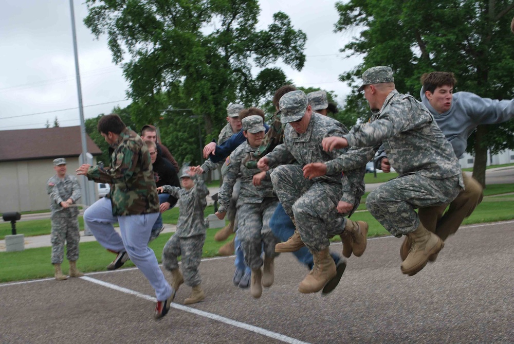 New, Potential Guardsmen Compete, Train at Camp Grafton