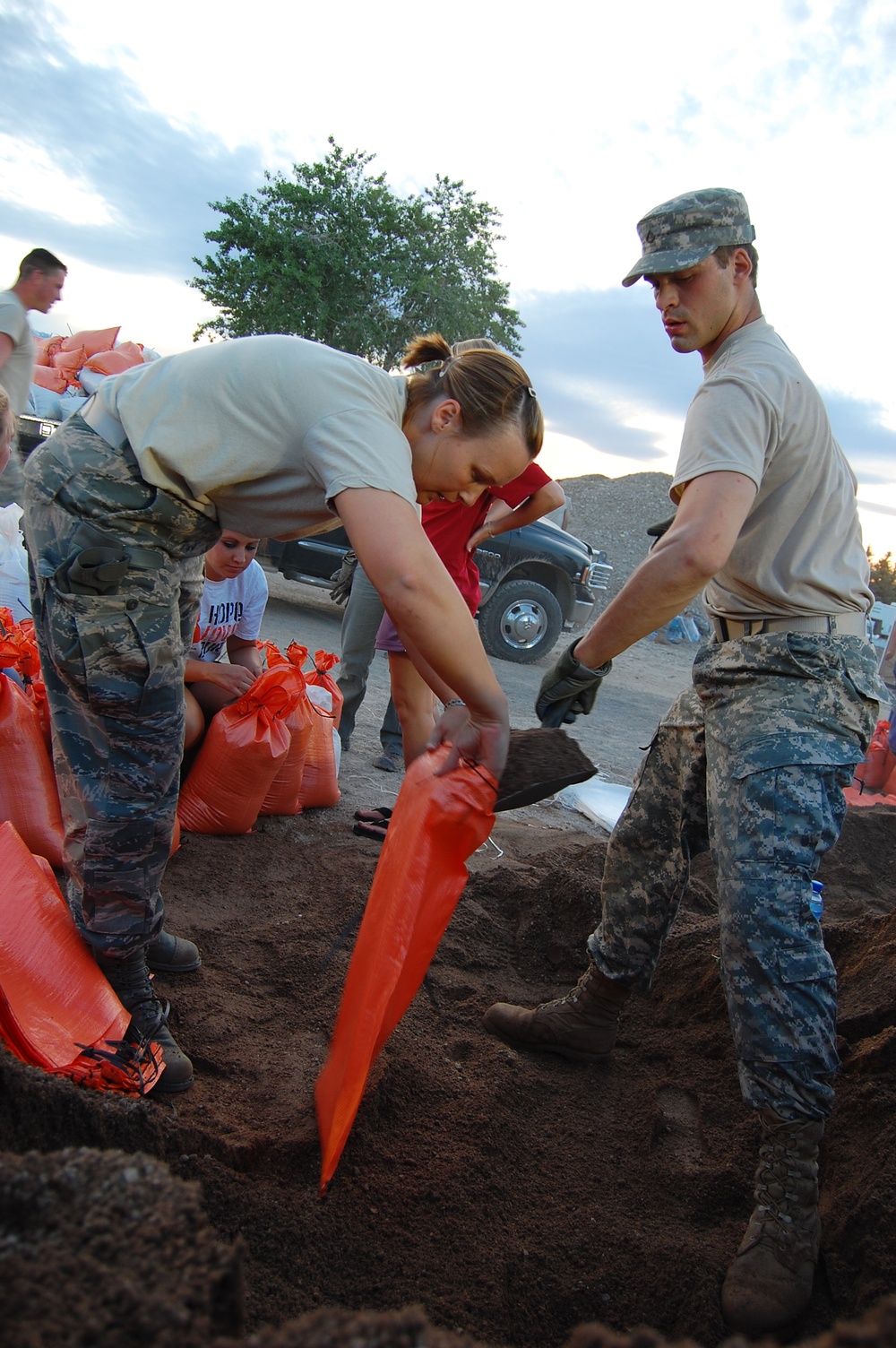 Guard responds to flooding in three states