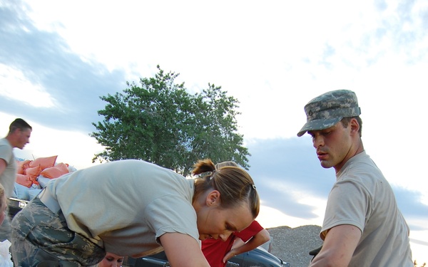Guard responds to flooding in three states