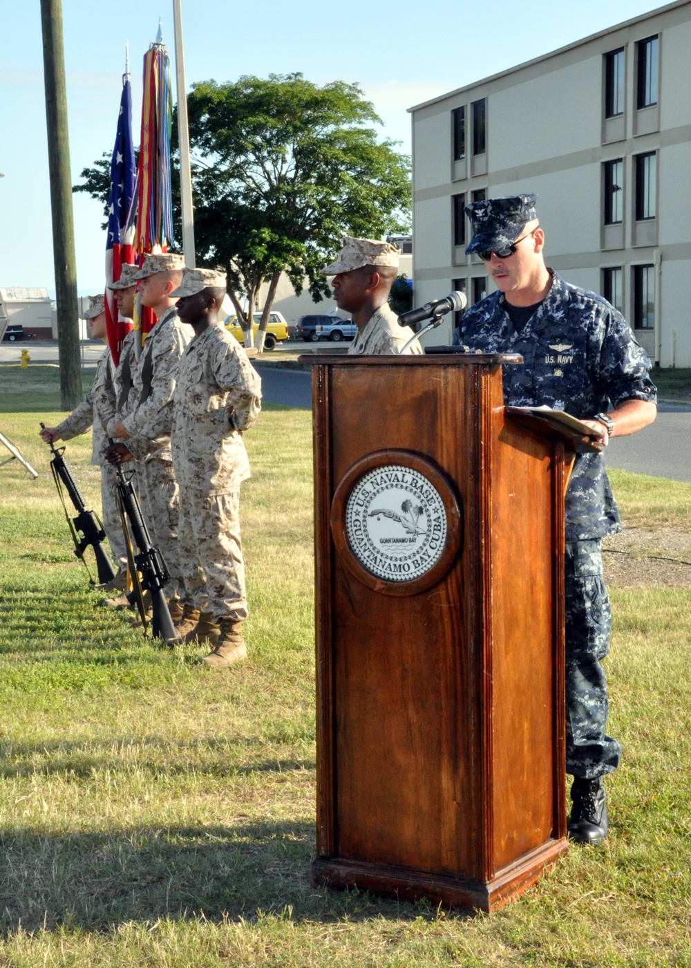 GTMO Fenceline Guardians Welcome New Commanding Officer