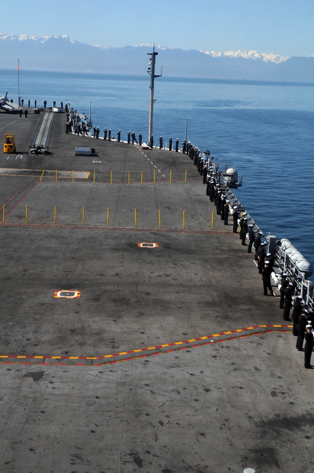 USS Ronald Reagan action