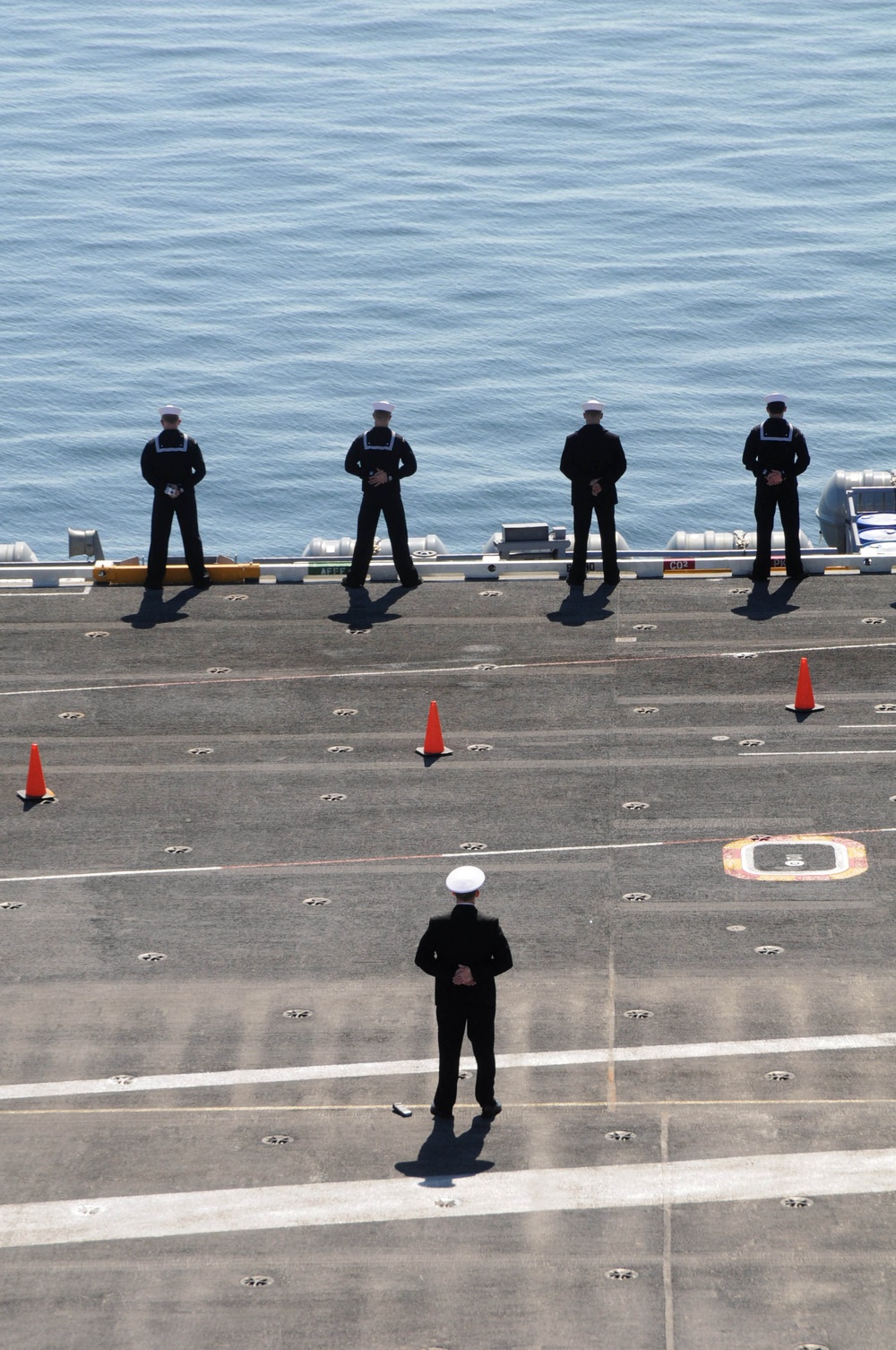USS Ronald Reagan action